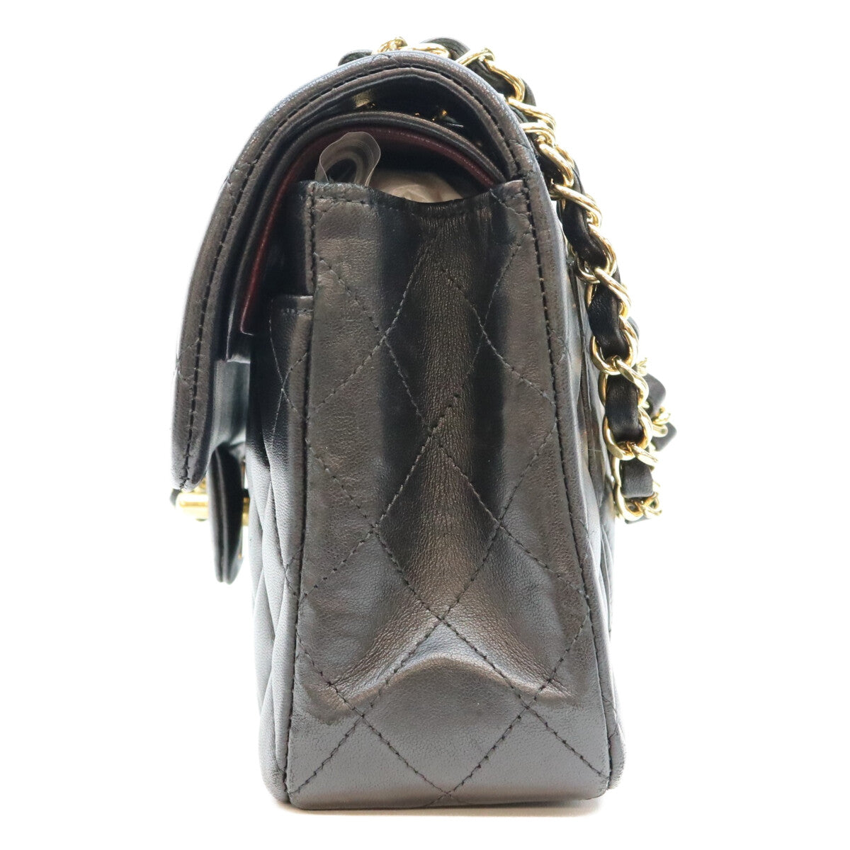 CHANEL シャネル 19番 AO1113 黒 ラム G金具 マトラッセ23 ショルダーバック ショルダーバッグ