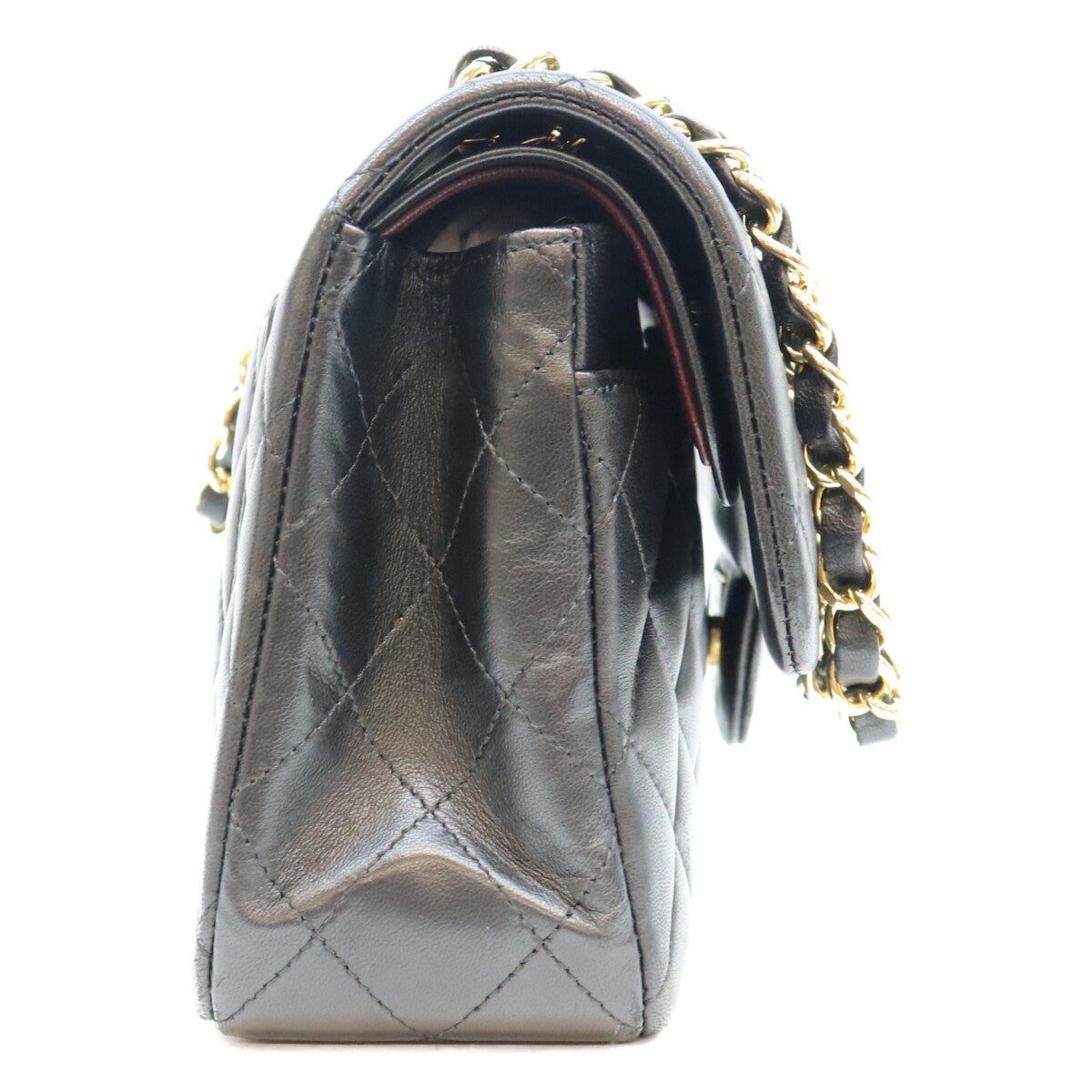 CHANEL シャネル 19番 AO1113 黒 ラム G金具 マトラッセ23 ショルダーバック ショルダーバッグ