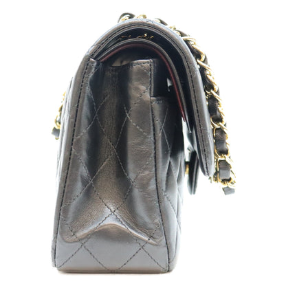 CHANEL シャネル 19番 AO1113 黒 ラム G金具 マトラッセ23 ショルダーバック ショルダーバッグ