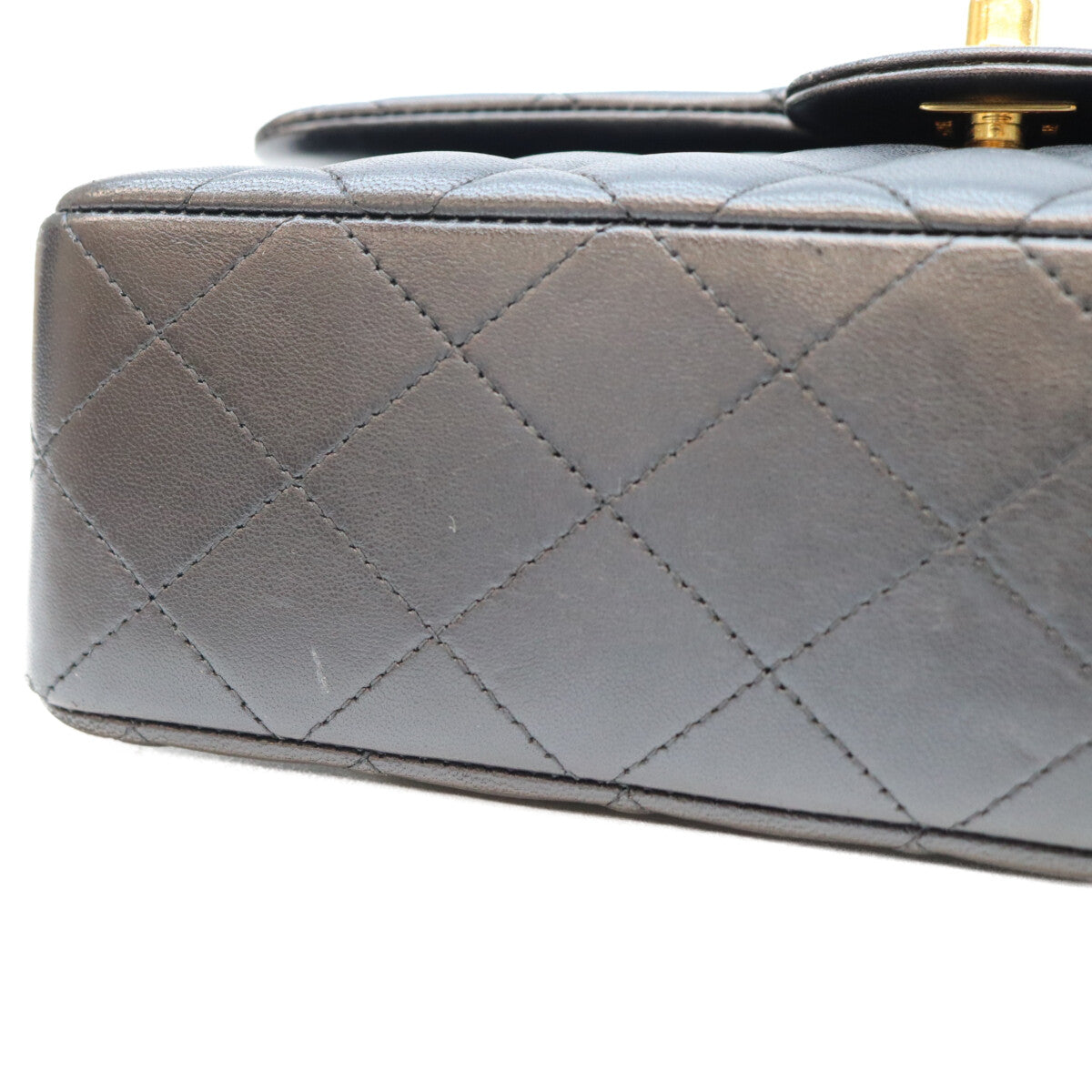 CHANEL シャネル 19番 AO1113 黒 ラム G金具 マトラッセ23 ショルダーバック ショルダーバッグ