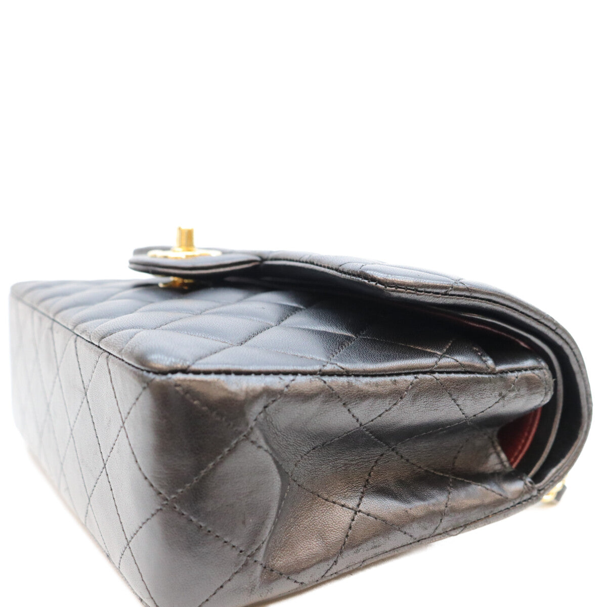 CHANEL シャネル 19番 AO1113 黒 ラム G金具 マトラッセ23 ショルダーバック ショルダーバッグ