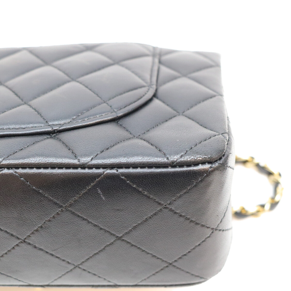 CHANEL シャネル 19番 AO1113 黒 ラム G金具 マトラッセ23 ショルダーバック ショルダーバッグ
