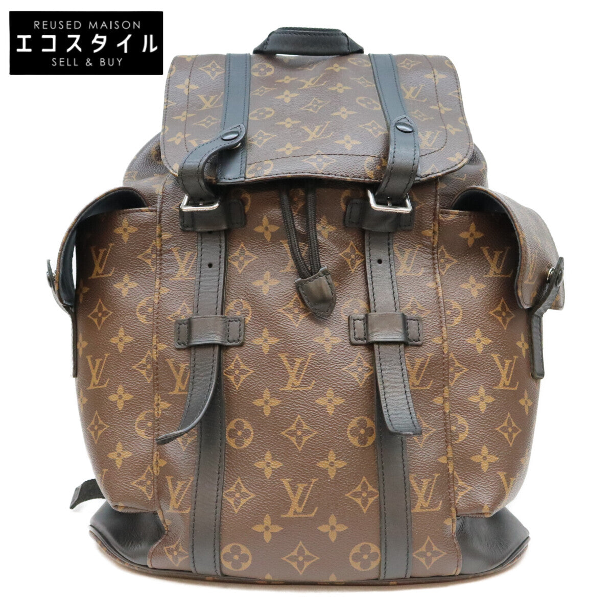 LOUIS VUITTON ルイヴィトン M43735 モノグラムマカサー クリストファーMM バックパック リュック リュック バックパック