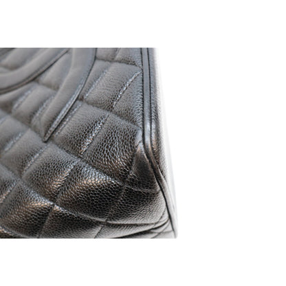 CHANEL シャネル 6番 A01804 黒 G金具 キャビア 復刻トートバッグ トートバッグ