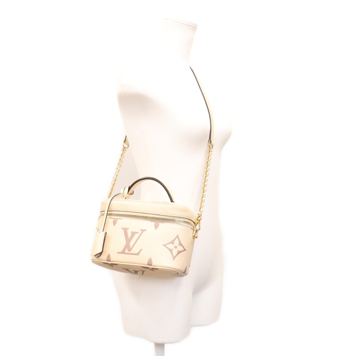LOUIS VUITTON ルイヴィトン 20年 M45599 クリーム ボアドローズ アンプラント ヴァニティPM ショルダーバッグ ショルダーバッグ