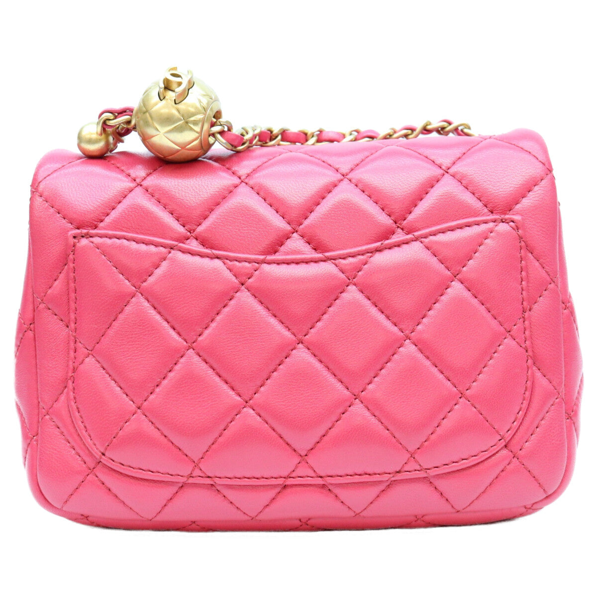 CHANEL シャネル 29番 AS1786 ネオピンク ラム G金具 パールクラッシュ ココボール ミニマトラッセ17 ショルダーバッグ ショルダーバッグ