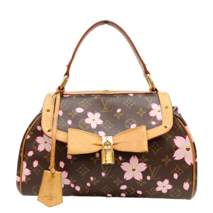 LOUIS VUITTON ルイヴィトン 03年 M92012 モノグラムチェリーブロッサム ブラウン サックレトロPM ハンドバッグ