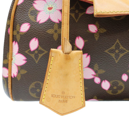 LOUIS VUITTON ルイヴィトン 03年 M92012 モノグラムチェリーブロッサム ブラウン サックレトロPM ハンドバッグ