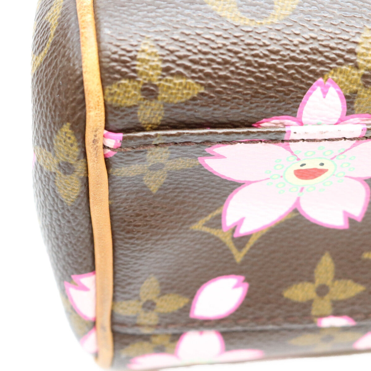 LOUIS VUITTON ルイヴィトン 03年 M92012 モノグラムチェリーブロッサム ブラウン サックレトロPM ハンドバッグ