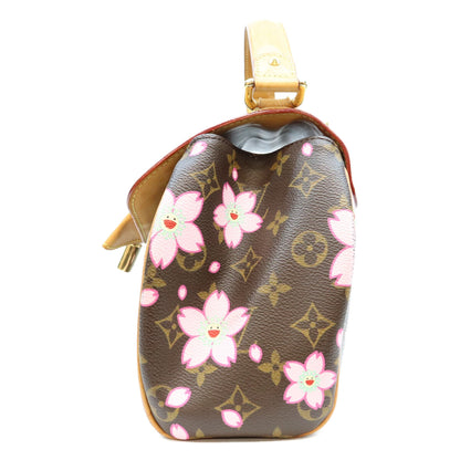 LOUIS VUITTON ルイヴィトン 03年 M92012 モノグラムチェリーブロッサム ブラウン サックレトロPM ハンドバッグ