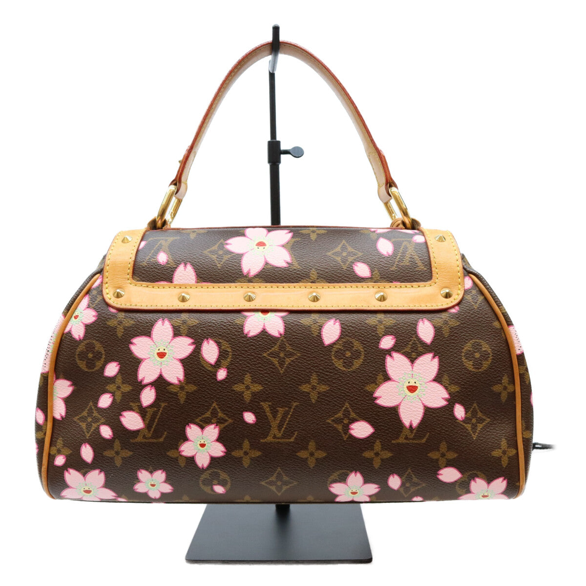 LOUIS VUITTON ルイヴィトン 03年 M92012 モノグラムチェリーブロッサム ブラウン サックレトロPM ハンドバッグ