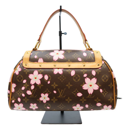 LOUIS VUITTON ルイヴィトン 03年 M92012 モノグラムチェリーブロッサム ブラウン サックレトロPM ハンドバッグ