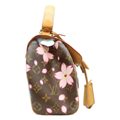 LOUIS VUITTON ルイヴィトン 03年 M92012 モノグラムチェリーブロッサム ブラウン サックレトロPM ハンドバッグ