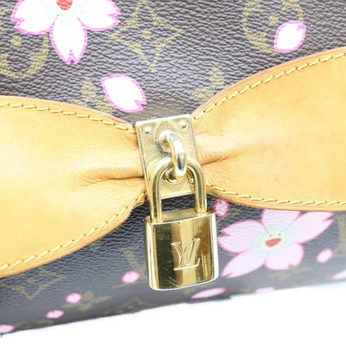 LOUIS VUITTON ルイヴィトン 03年 M92012 モノグラムチェリーブロッサム ブラウン サックレトロPM ハンドバッグ