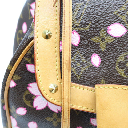LOUIS VUITTON ルイヴィトン 03年 M92012 モノグラムチェリーブロッサム ブラウン サックレトロPM ハンドバッグ