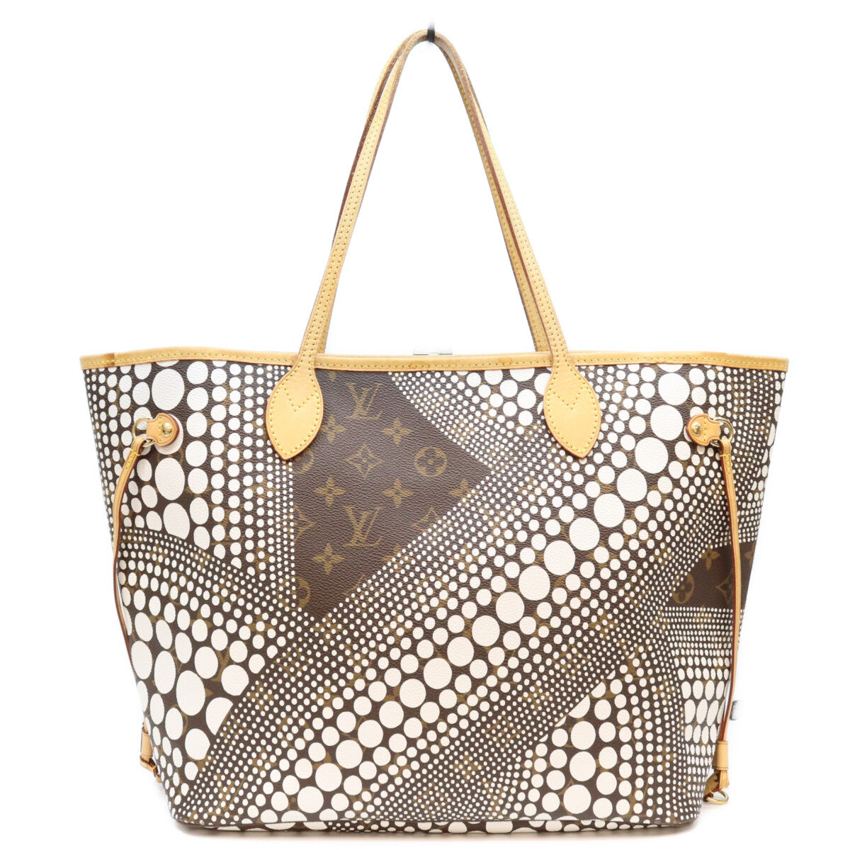 LOUIS VUITTON ルイヴィトン ×草間彌生 12年 M40684 モノグラムウェーブ ネヴァーフルMM トートバッグ トートバッグ