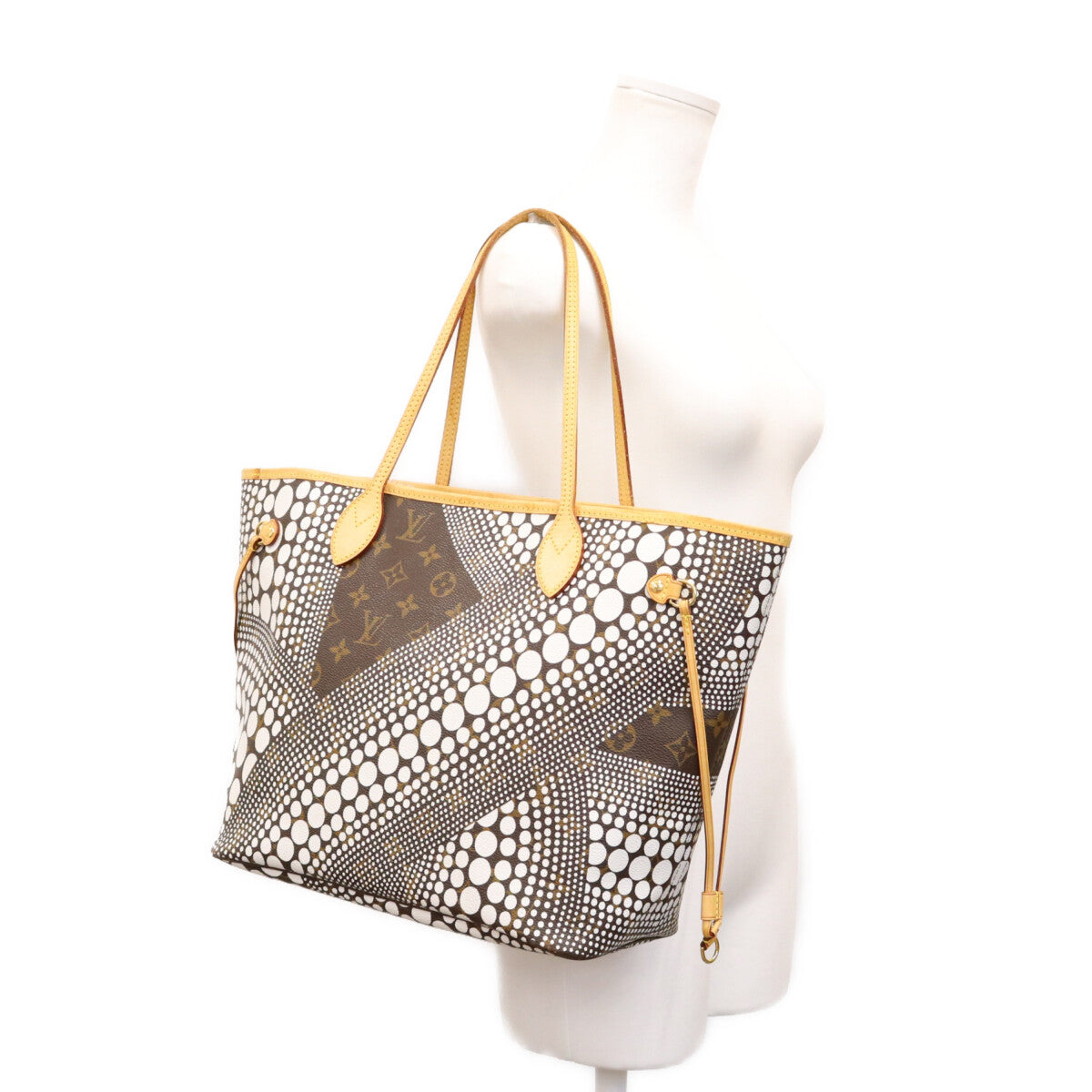 LOUIS VUITTON ルイヴィトン ×草間彌生 12年 M40684 モノグラムウェーブ ネヴァーフルMM トートバッグ トートバッグ