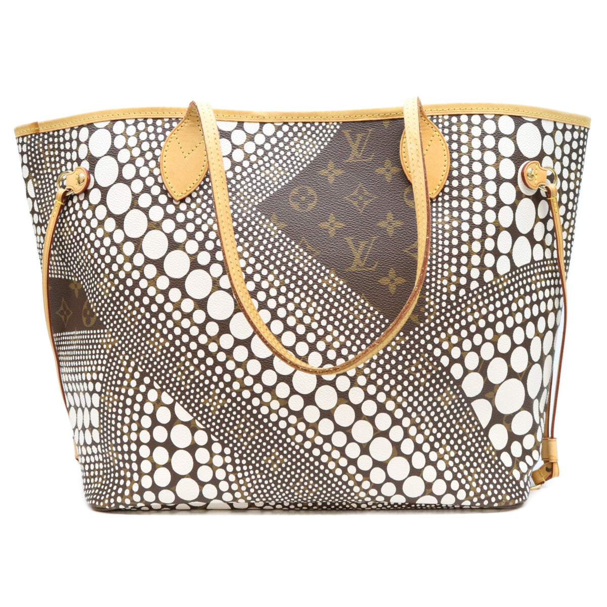 LOUIS VUITTON ルイヴィトン ×草間彌生 12年 M40684 モノグラムウェーブ ネヴァーフルMM トートバッグ トートバッグ