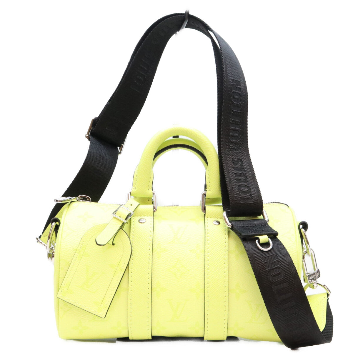 LOUIS VUITTON ルイヴィトン M14078 タイガラマ レモンイエロー キーポル バンドリエール25 ショルダーバック ショルダーバッグ