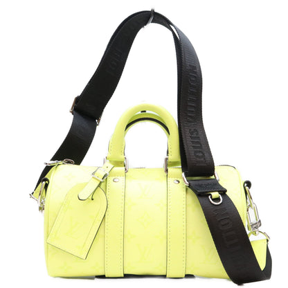 LOUIS VUITTON ルイヴィトン M14078 タイガラマ レモンイエロー キーポル バンドリエール25 ショルダーバック ショルダーバッグ