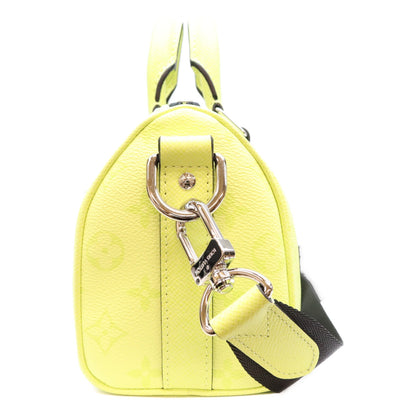 LOUIS VUITTON ルイヴィトン M14078 タイガラマ レモンイエロー キーポル バンドリエール25 ショルダーバック ショルダーバッグ