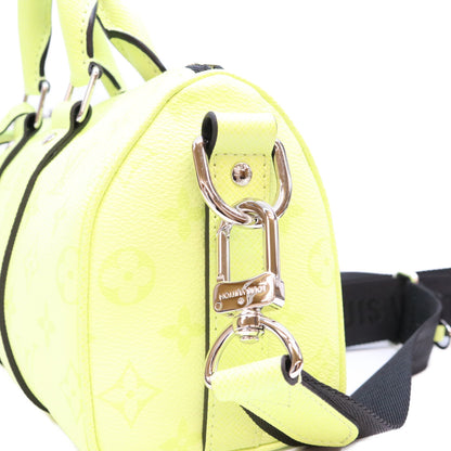 LOUIS VUITTON ルイヴィトン M14078 タイガラマ レモンイエロー キーポル バンドリエール25 ショルダーバック ショルダーバッグ