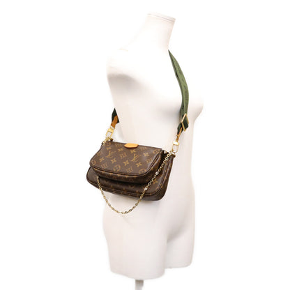 LOUIS VUITTON ルイヴィトン M44813 モノグラム カーキ ミュルティポシェットアクセソワール ショルダーバッグ ショルダーバッグ