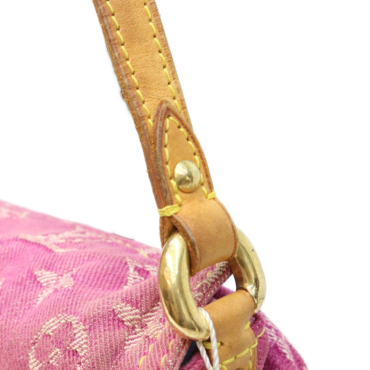 LOUIS VUITTON ルイヴィトン 06年 M95216 モノグラムデニム フューシャピンク ミニプリーティ ショルダーバッグ ショルダーバッグ
