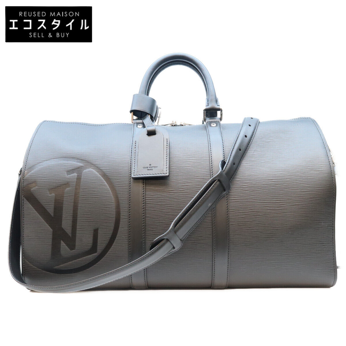 LOUIS VUITTON ルイヴィトン 18年 M53303 エピ 黒 LVサークル キーポルバンドリエール45 ボストンバッグ ボストンバッグ