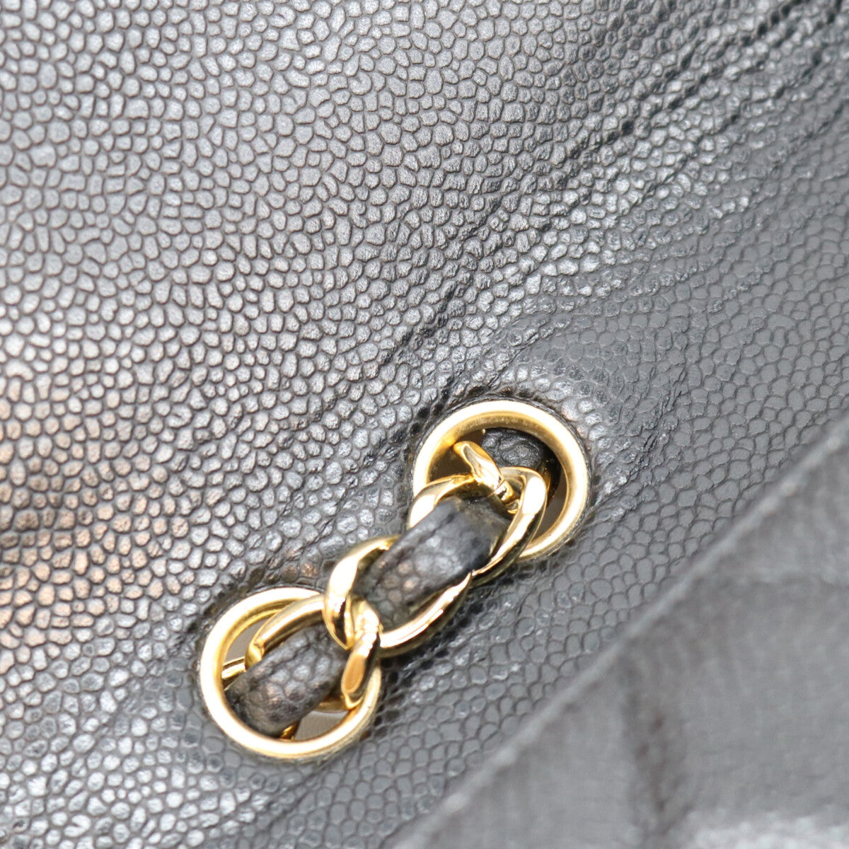 CHANEL シャネル 13番 A28600 黒 キャビア G金具 シングル デカマトラッセ30 ショルダーバッグ ショルダーバッグ