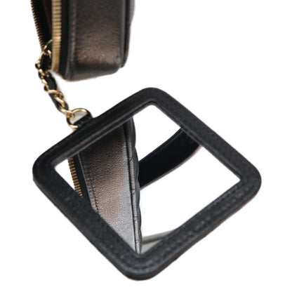 CHANEL シャネル AP2573 黒 タイムレスクラシック キャビア G金具 トップハンドル バニティ ハンドバッグ ハンドバッグ