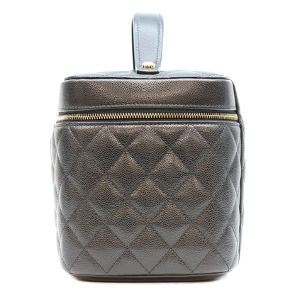 CHANEL シャネル AP2573 黒 タイムレスクラシック キャビア G金具 トップハンドル バニティ ハンドバッグ ハンドバッグ