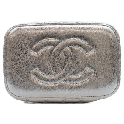 CHANEL シャネル AP2573 黒 タイムレスクラシック キャビア G金具 トップハンドル バニティ ハンドバッグ ハンドバッグ