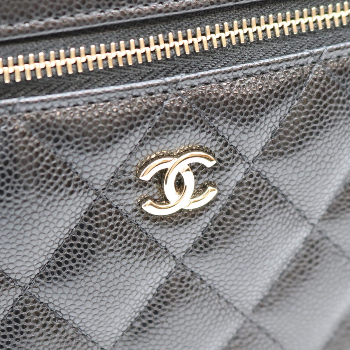 CHANEL シャネル AP2573 黒 タイムレスクラシック キャビア G金具 トップハンドル バニティ ハンドバッグ ハンドバッグ
