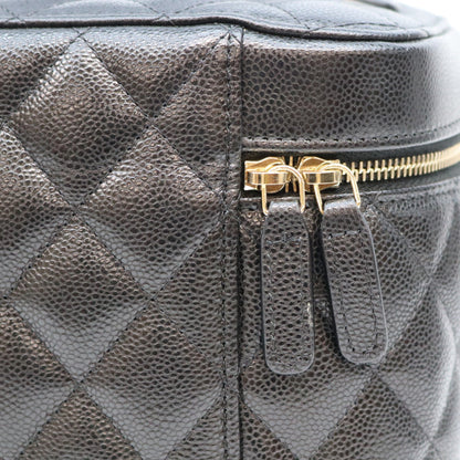 CHANEL シャネル AP2573 黒 タイムレスクラシック キャビア G金具 トップハンドル バニティ ハンドバッグ ハンドバッグ