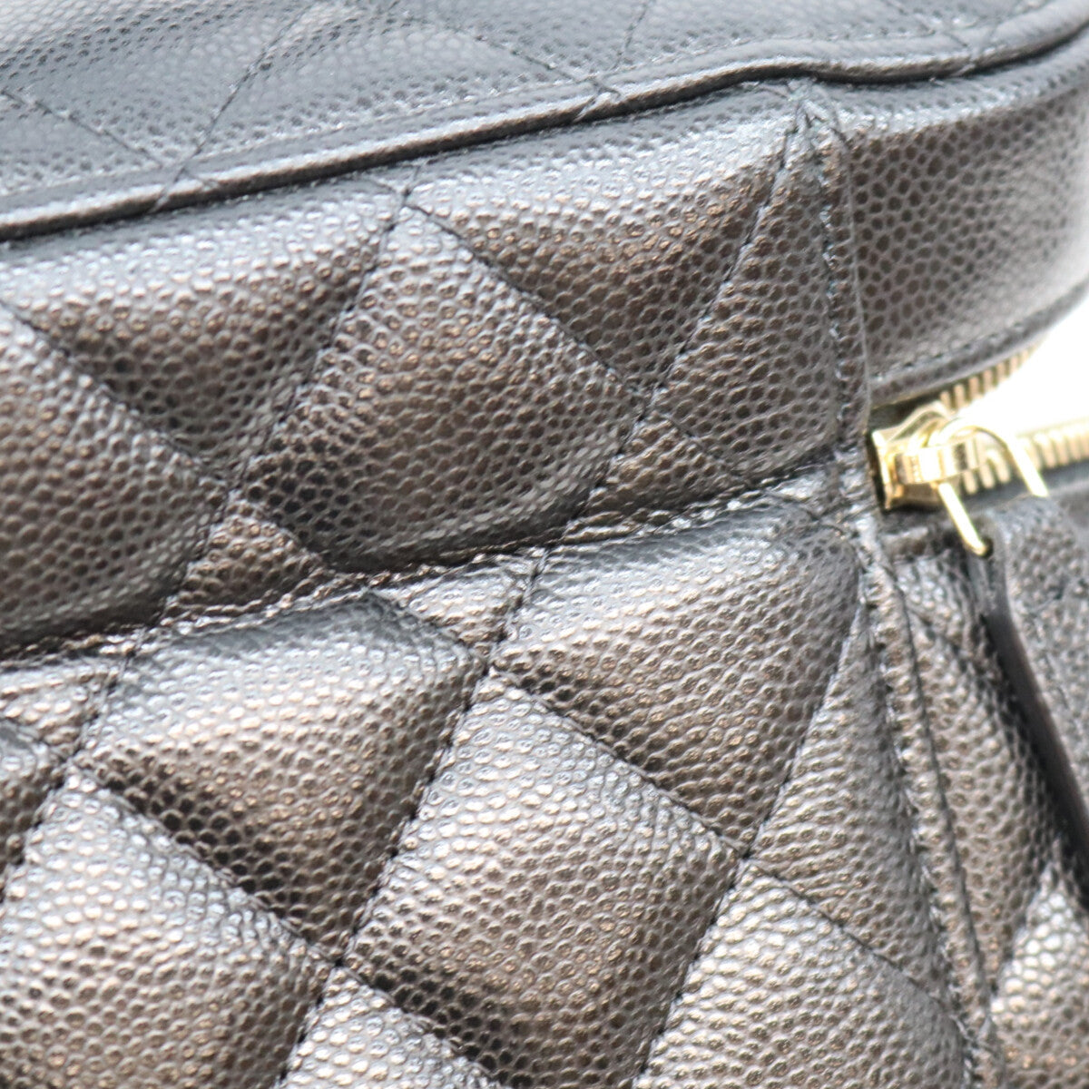 CHANEL シャネル AP2573 黒 タイムレスクラシック キャビア G金具 トップハンドル バニティ ハンドバッグ ハンドバッグ
