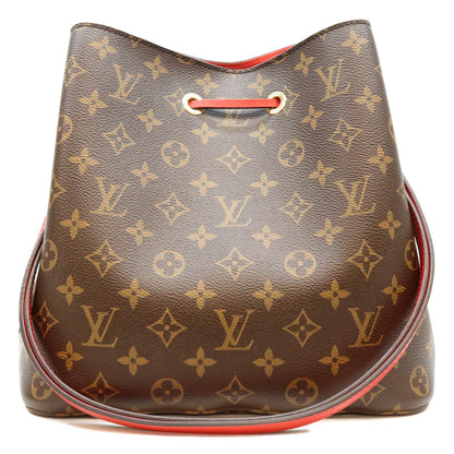 LOUIS VUITTON ルイヴィトン 18年 M44021 モノグラム コクリコレッド ネオノエMM ショルダーバッグ ショルダーバッグ