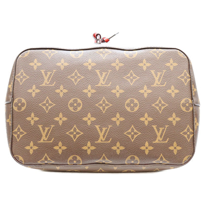 LOUIS VUITTON ルイヴィトン 18年 M44021 モノグラム コクリコレッド ネオノエMM ショルダーバッグ ショルダーバッグ