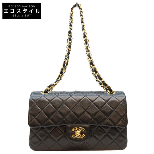 CHANEL シャネル 4番 A01113 黒 ラム GP金具 マトラッセ23 ショルダーバッグ ショルダーバッグ