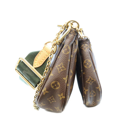 LOUIS VUITTON ルイヴィトン M44813 モノグラム カーキ ミュルティポシェットアクセソワール ショルダーバッグ ショルダーバッグ