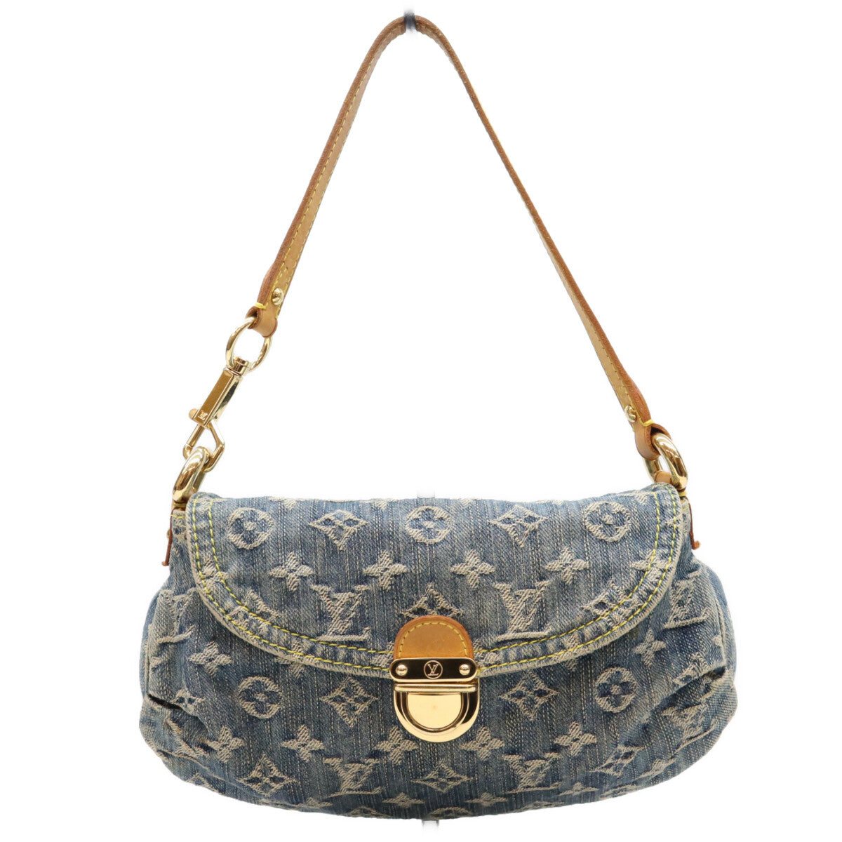 LOUIS VUITTON ルイヴィトン 05年 M95050 モノグラムデニム ミニプリーティ ショルダーバッグ ショルダーバッグ