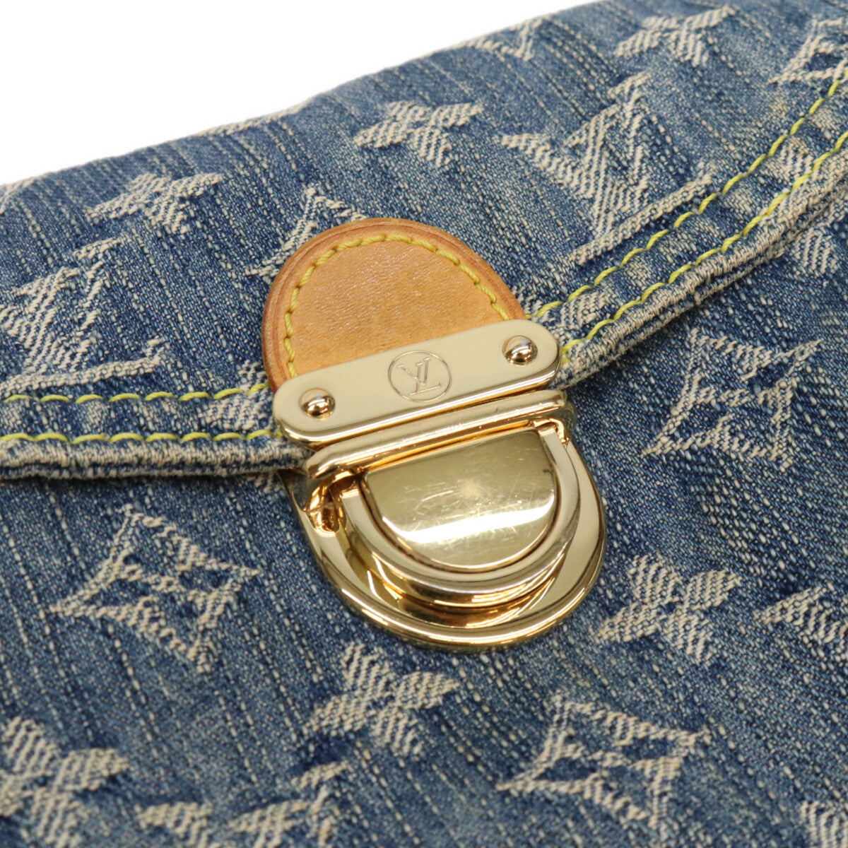 LOUIS VUITTON ルイヴィトン 05年 M95050 モノグラムデニム ミニプリーティ ショルダーバッグ ショルダーバッグ