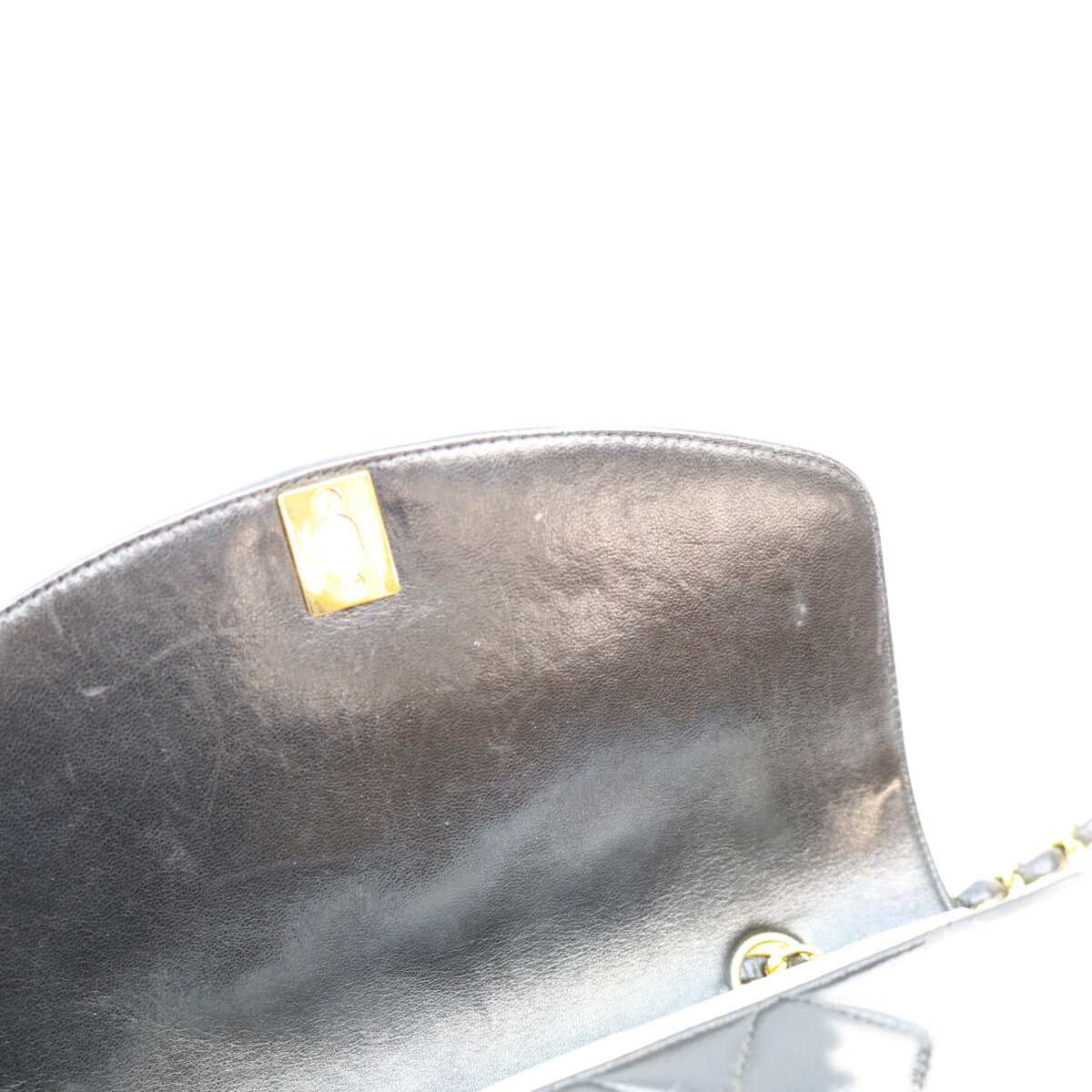 CHANEL シャネル 3番 A01164 黒 マトラッセ ラムスキン ゴールド金具 ダイアナ22 ショルダーバッグ ショルダーバッグ