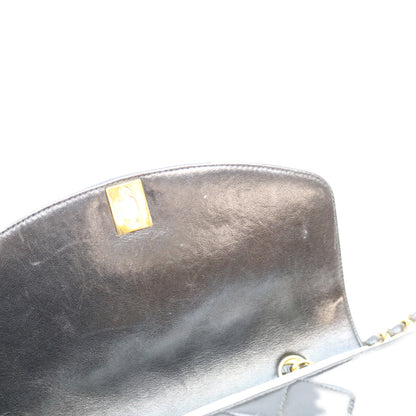 CHANEL シャネル 3番 A01164 黒 マトラッセ ラムスキン ゴールド金具 ダイアナ22 ショルダーバッグ ショルダーバッグ