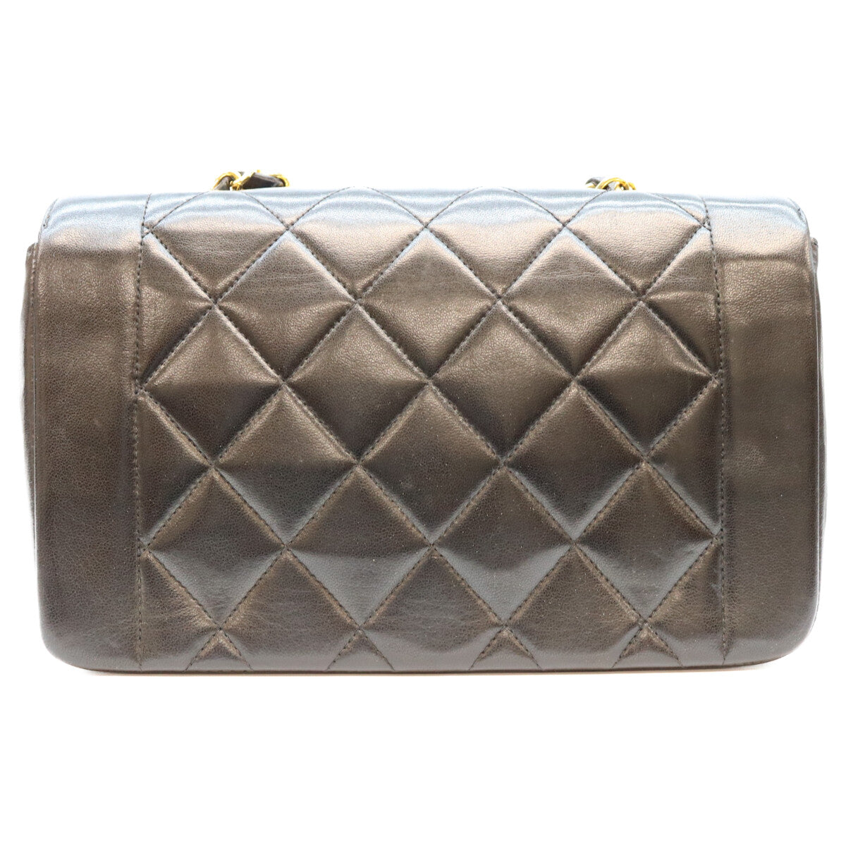 CHANEL シャネル 3番 A01164 黒 マトラッセ ラムスキン ゴールド金具 ダイアナ22 ショルダーバッグ ショルダーバッグ