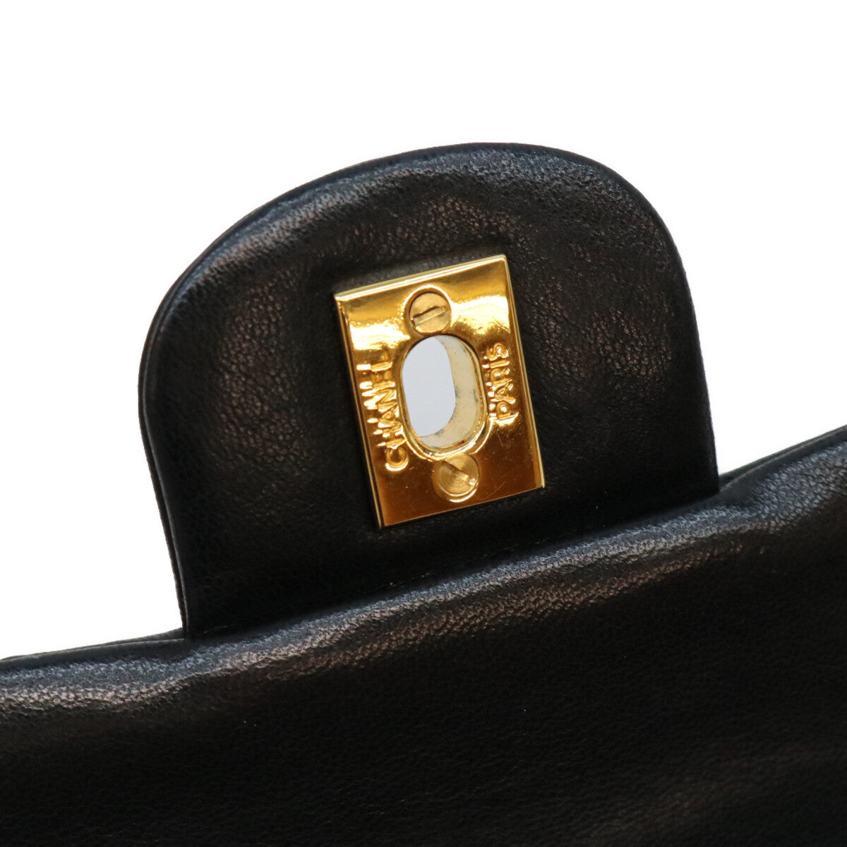 CHANEL シャネル 1番 A01113 黒 ラム GP金具 マトラッセ23 ショルダーバッグ ショルダーバッグ