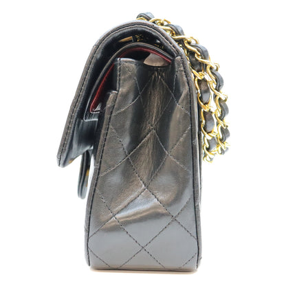 CHANEL シャネル 1番 A01113 黒 ラム GP金具 マトラッセ23 ショルダーバッグ ショルダーバッグ