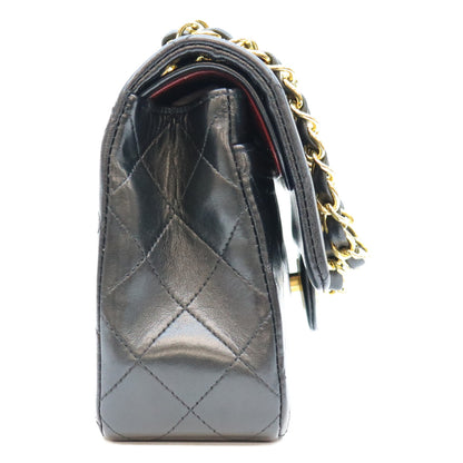 CHANEL シャネル 1番 A01113 黒 ラム GP金具 マトラッセ23 ショルダーバッグ ショルダーバッグ