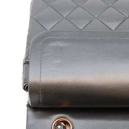 CHANEL シャネル A01112 黒 ラムスキン PG金具 内黒 マトラッセ25 ショルダーバッグ ショルダーバッグ