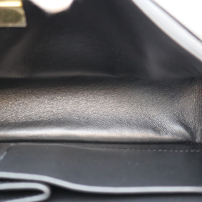 CHANEL シャネル A01112 黒 ラムスキン PG金具 内黒 マトラッセ25 ショルダーバッグ ショルダーバッグ